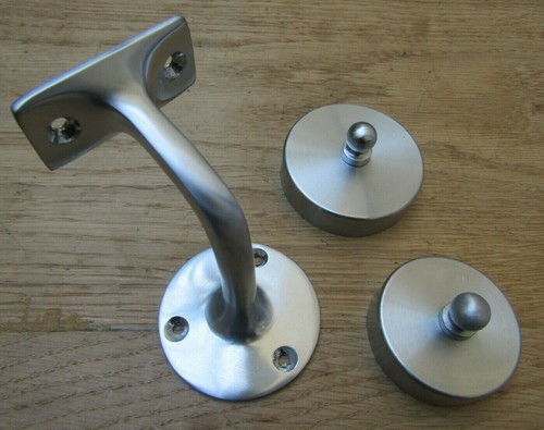 Solid brass handrail - brass, support