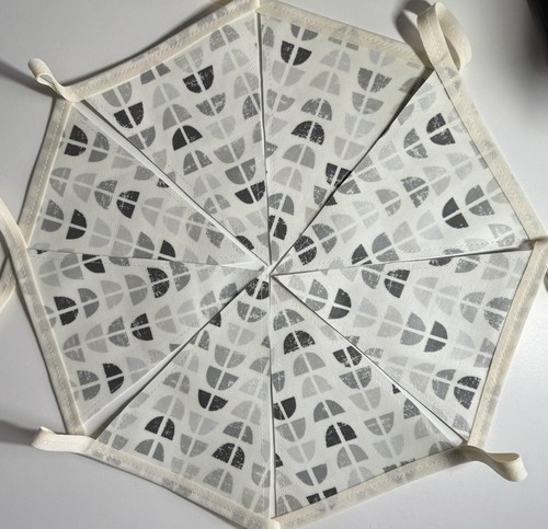 Handmade oilcloth bunting - handmade,