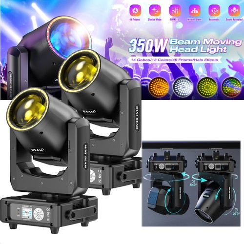 2pcs 350w 48prism 14gobo - 2pcs,