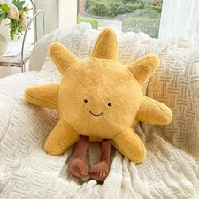 Cute Sun Moon Plush Toy Smiley