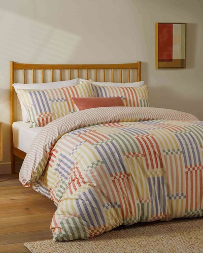 Madison stripe duvet set - stripe,