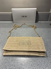 Christian Dior Raffia Woven