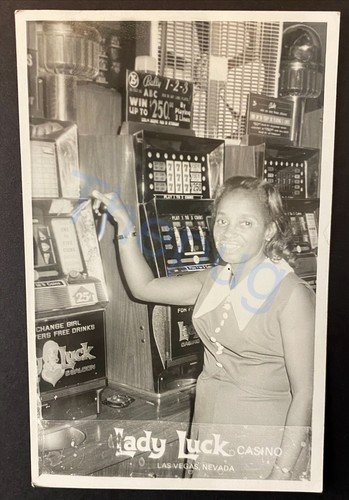 Rppc african american - american, woman