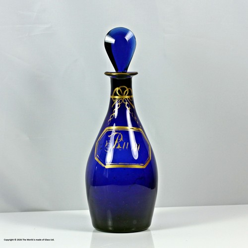 Georgian bristol blue - blue, rum