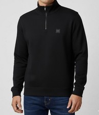Boss Mens Zip Neck Sweatshirt