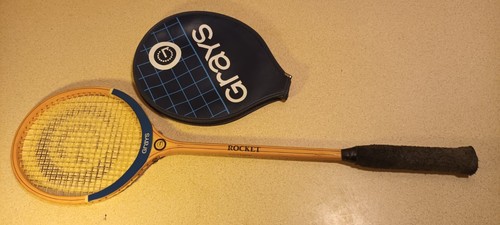 Vintage squash racket grays - vintage,