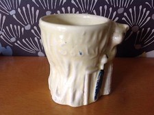 VINTAGE KEELE ST. POTTERY SOOTY CRICKET EGG CUP 2.5" ACROSS 2.25" HIGH FREE POST