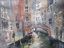 Venice Watercolour Painting -