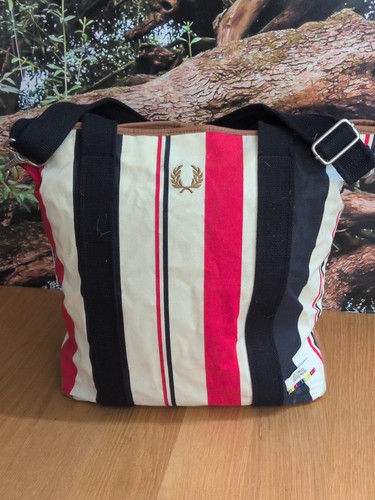 Fred perry black - cream, holdall
