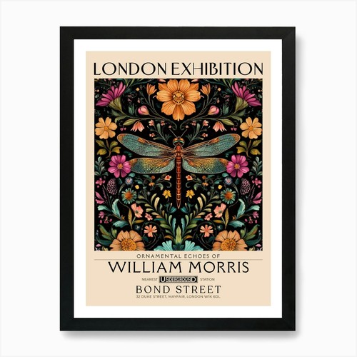 William morris dragonfly and - william,