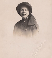 Edwardian RPPC Photo Named Salvation Army Woman Uniform Chippenham Studio