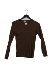 Sunspel Women's Top M Brown