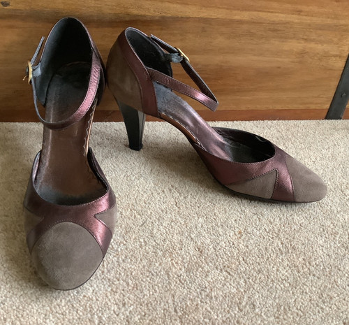 Jane shilton shoes heels brown - shilton,