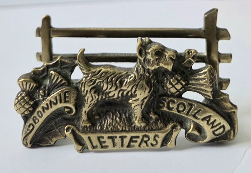 Brass scotty dog scottish - scotty,