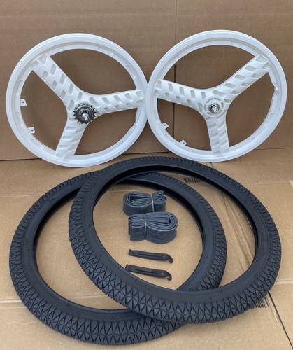 Bicycle plastic white - 20",