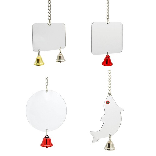 Bird cage mirror pet - bird,