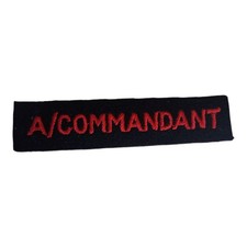 A / Commandant Red Cross