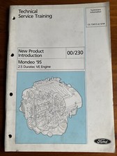 Ford Mondeo 95 2.5 Duratec Engine Training Book