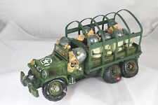 33cm ARMY LORRY MONEY BOX - FUN MILITARY VEHICLE - GI's TRUCK BANK - MONEY GUARD