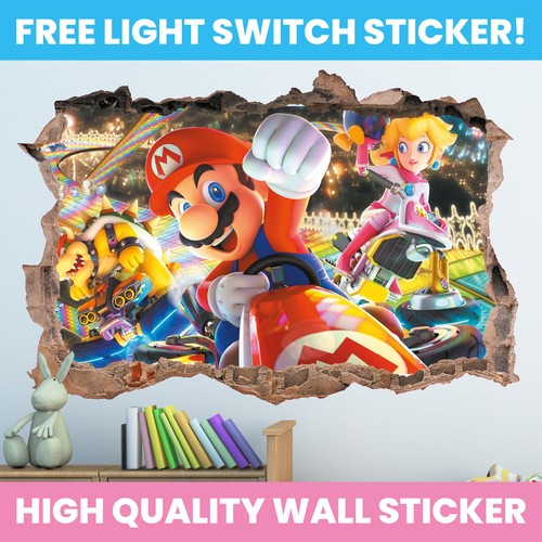 Super mario kart - in, wall