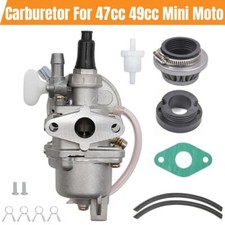 Carburetor Carb For 43 47 49 50cc 2 Stroke Mini Moto ATV Quad Dirt Bike UK New