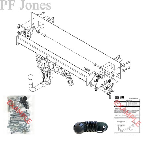 Pct towbar for mercedes - pct,