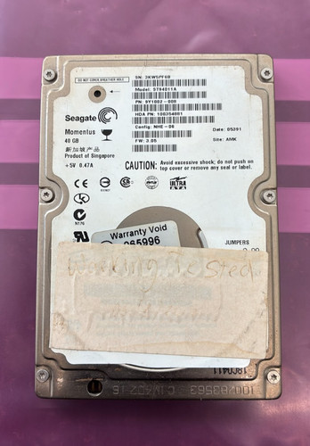 Seagate 40gb ide ultra - seagate,