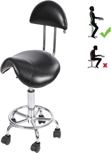 Redcamp rolling saddle stool - rolling,