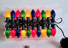 Vintage New Old Stock Asda Outdoor Multicoloured Multifunction Christmas Lights 