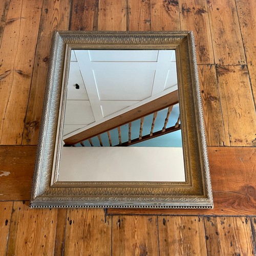 Antique wooden wall mirror - wooden,