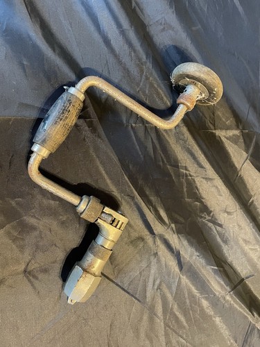Vintage hand brace drill - vintage, with