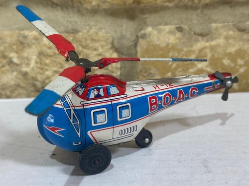 Tinplate boac helicopter - helicopter, h-12