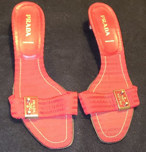Vintage prada red canvas - prada,