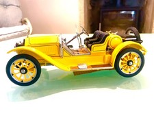 PRISTINE FRANKLIN MINT 1:24 1915 STUTZ BEARCAT ROADSTER/RACER Yellow/Black