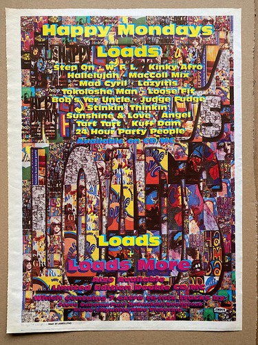 Happy mondays loads poster - happy,