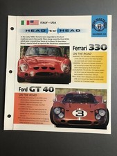 Ferrari 330 vs Ford GT 40