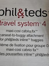 Phil&Ted's Maxi Cosi  Cabrio Fix Car Seat Adaptors/Attachment.used Boxed.