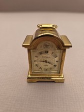 Brass Miniature Clock novelty