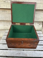 Vintage Wooden Tea Box With