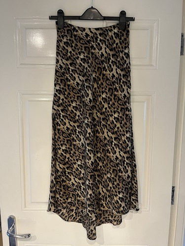 Leopard print midi zara - print, skirt