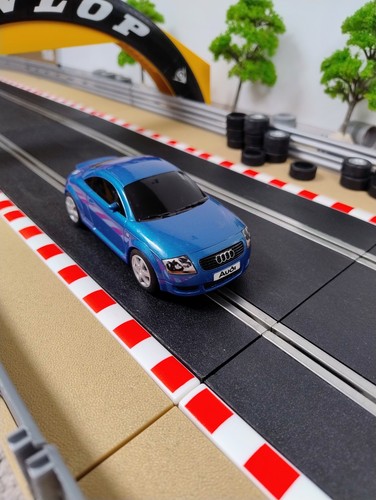 Scalextric audi blue - scalextric,