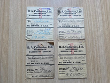 Wagon labels Baddington colliery to Thurnby & Scraptoft (GNR/LNW Joint) 2