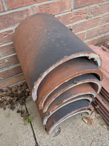 Reclaimed clay ridge - reclaimed, tiles