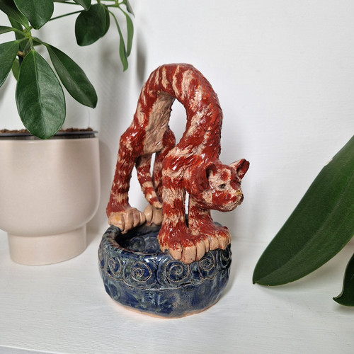 Unusual studio pottery - unusual, arched