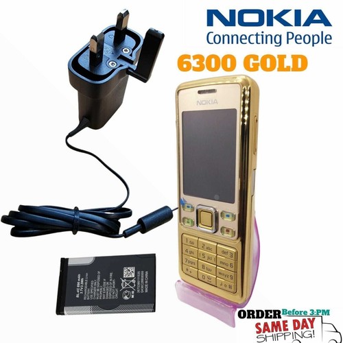 New nokia 6300 gold - new, unlocked