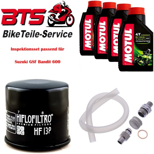 Set oil filter drain plug - 4l,