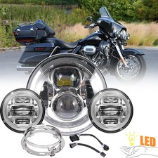 7" LED Headlight + 4.5" Fog