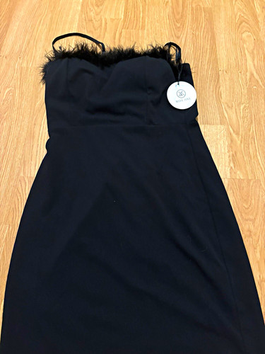 Miss one black strapless - one,