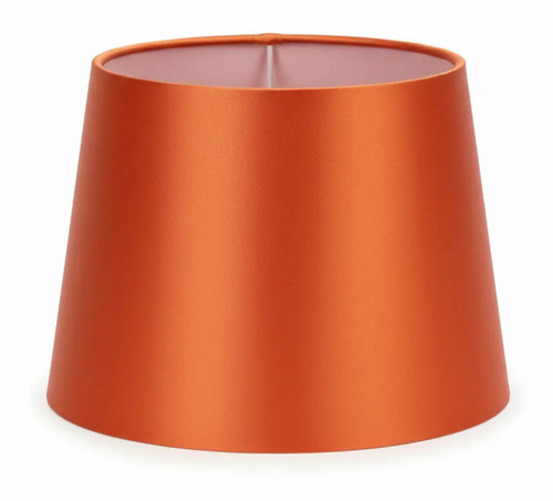 Lampshade orange tapered - orange, 8"