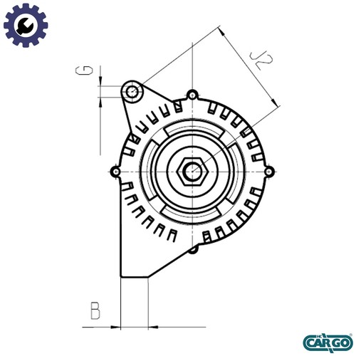 Alternator 032 115 - 032, for